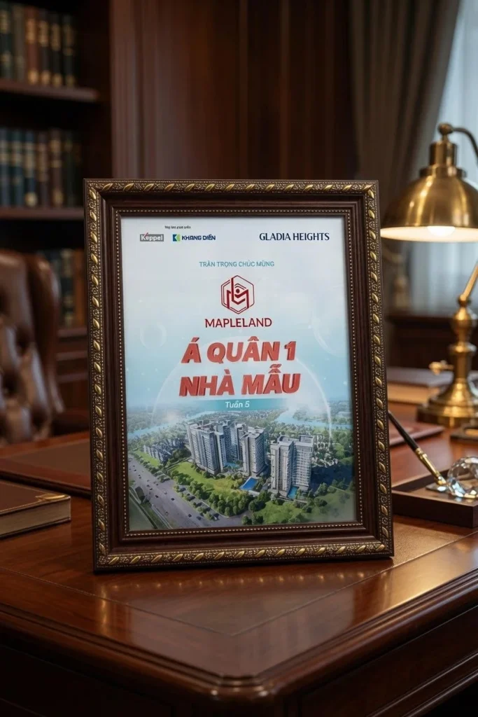 Mapleland Á quân 1 nhà mẫu Gladia Heights tuần 5