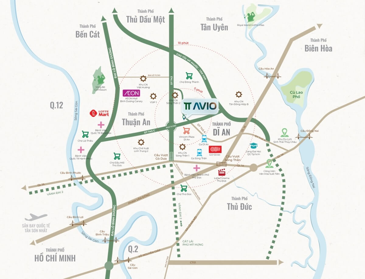 Vị trí Gladia Heights
